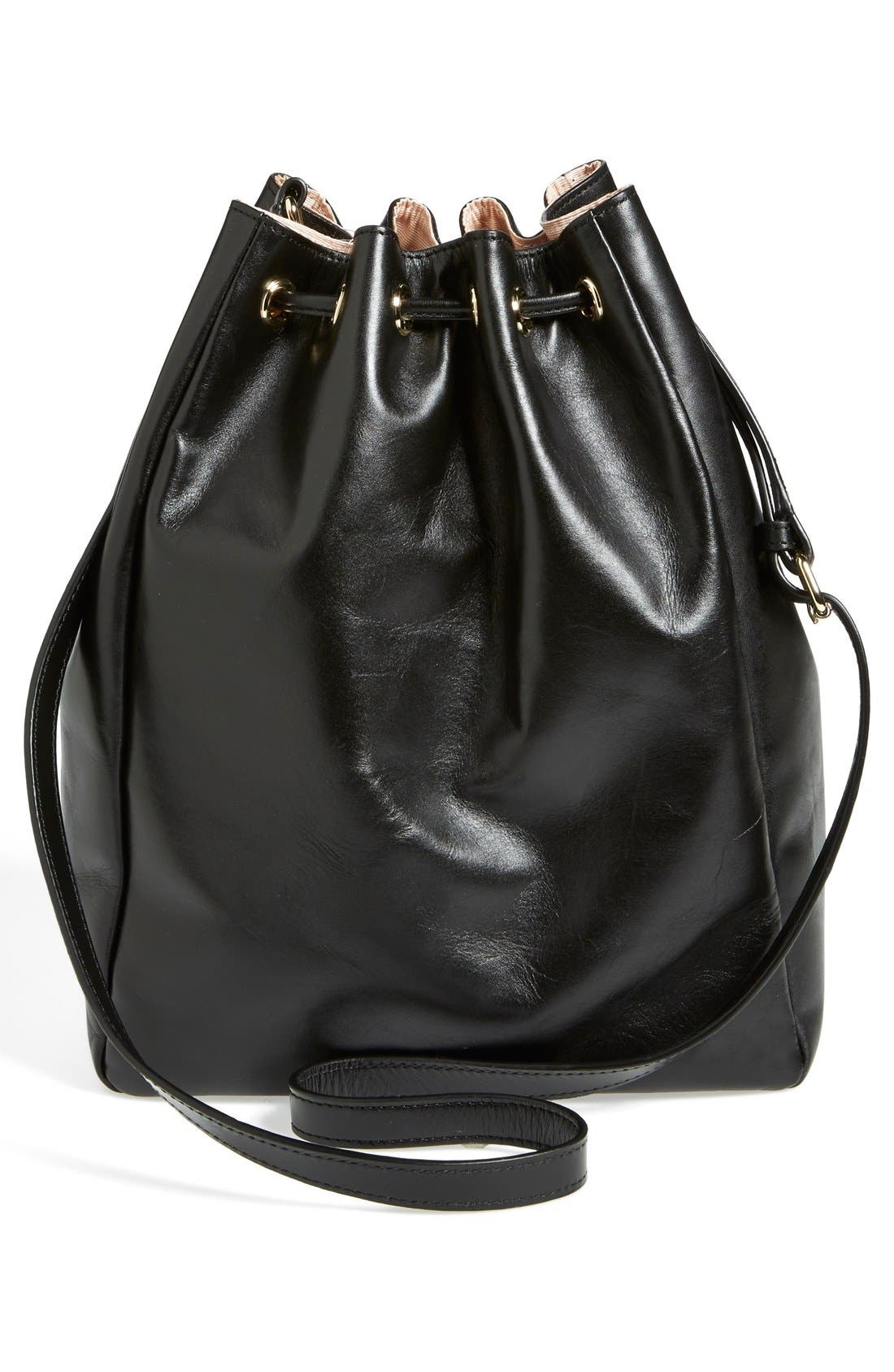 SJP 'Bleecker' Bucket Bag, Alternate, color, BLACK