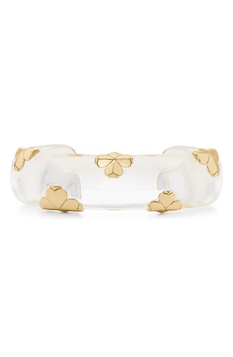 Lucite Cuff Bracelet