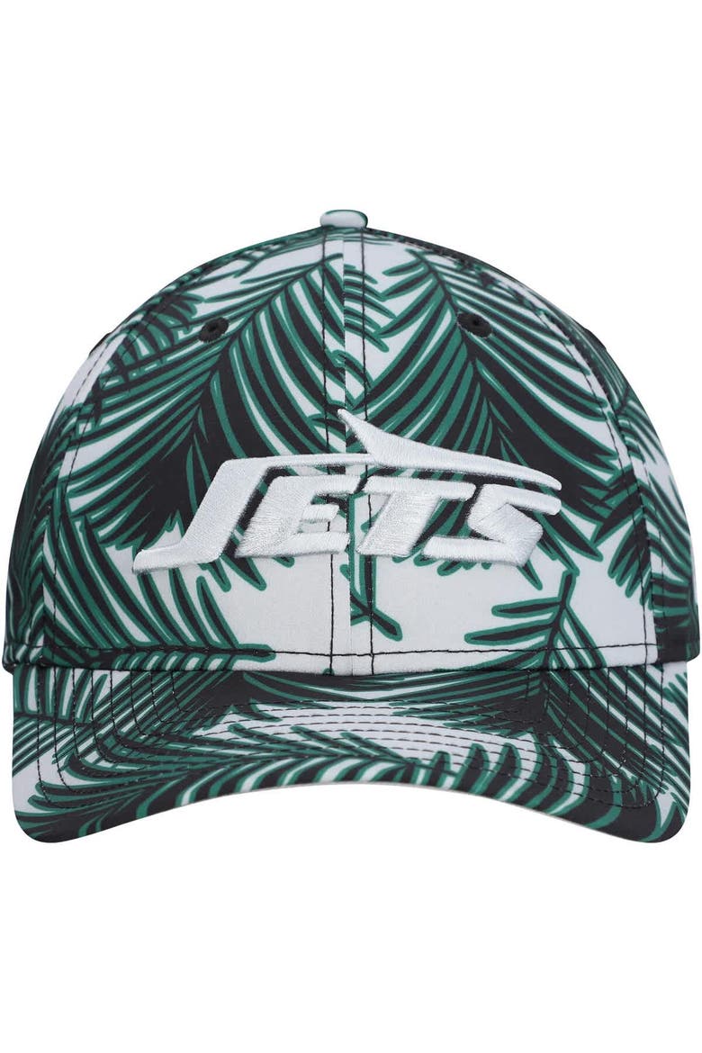 Men's New Era Gray New York Jets Palms 39THIRTY Flex Hat, Alternate, color, Gray