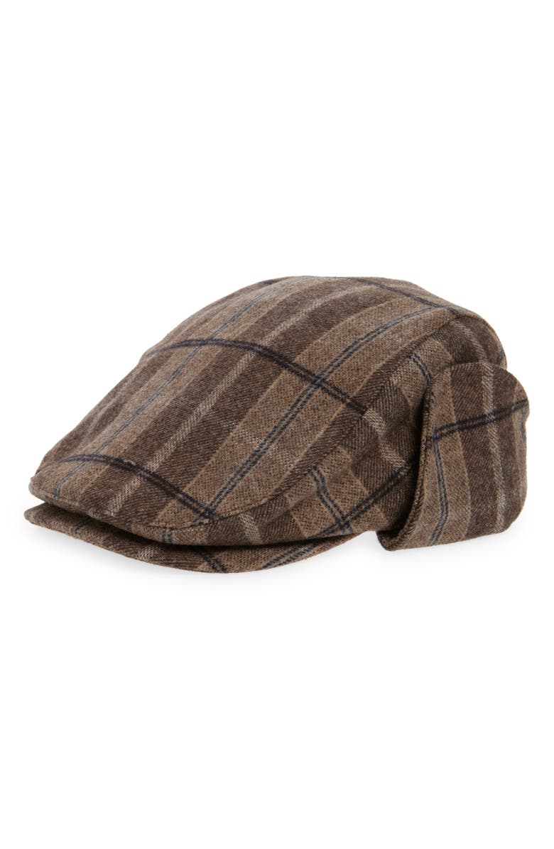 Cole Haan Plaid Cap with Ear Flaps, Alternate, color, 