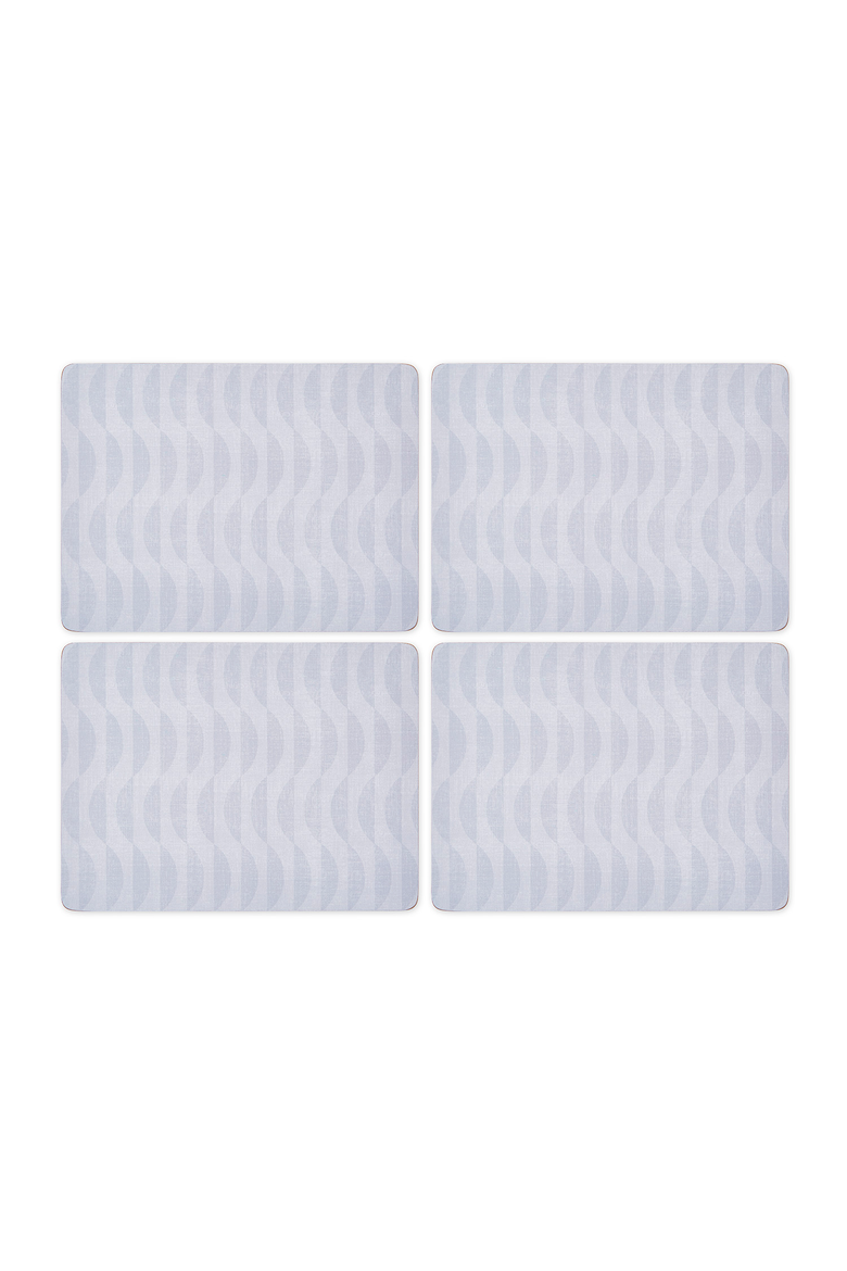Eclipse Set of 4 Cork Back Placemats, Main, color, Grey