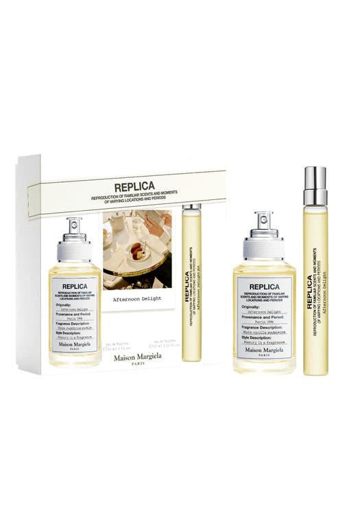 Maison Margiela Replica Afternoon Delight Eau De Toilette 2-piece Set $120 Value In Transparent