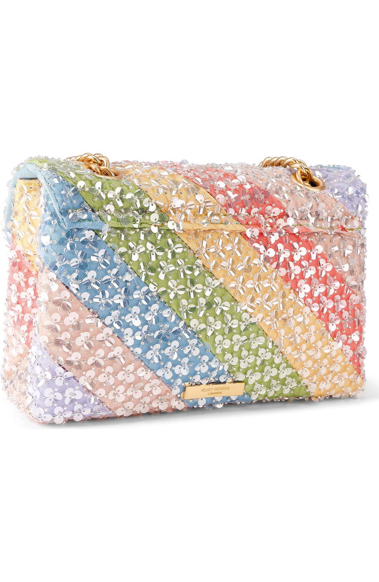 Kurt Geiger London Large Kensington Sequin Convertible Shoulder Bag, Alternate, color, Multi Pastel