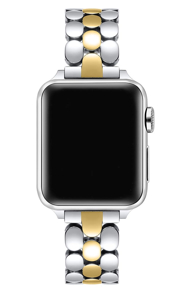 Posh Tech Emery Apple Watch<sup>®</sup> Bracelet Watchband, Alternate, color, Silver/ Gold