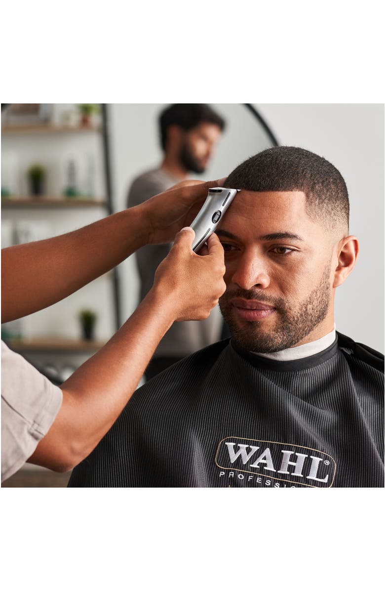 Wahl Professional Sterling Mag Trimmer - Barber-Quality Electric Cordless Hair Trimmer with Rotary Motor and Lithium-Ion Battery, Alternate, color, Metallic Silver