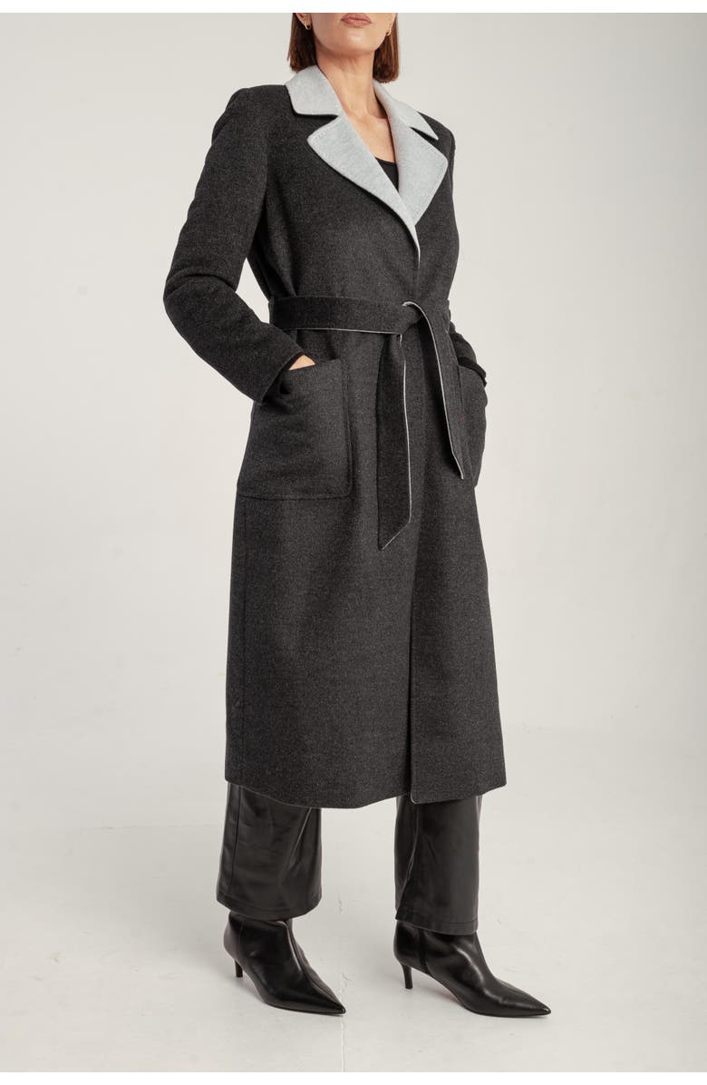 1982 Cashmere Belted Wrap Coat, Alternate, color, V4_mid Grey