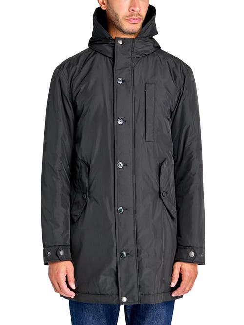 Brooklyn Brigade Solid Recycled Utility Parka in Black 