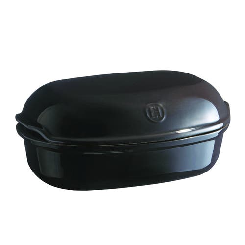 Emile Henry Artisan Loaf Baker In Charcoal