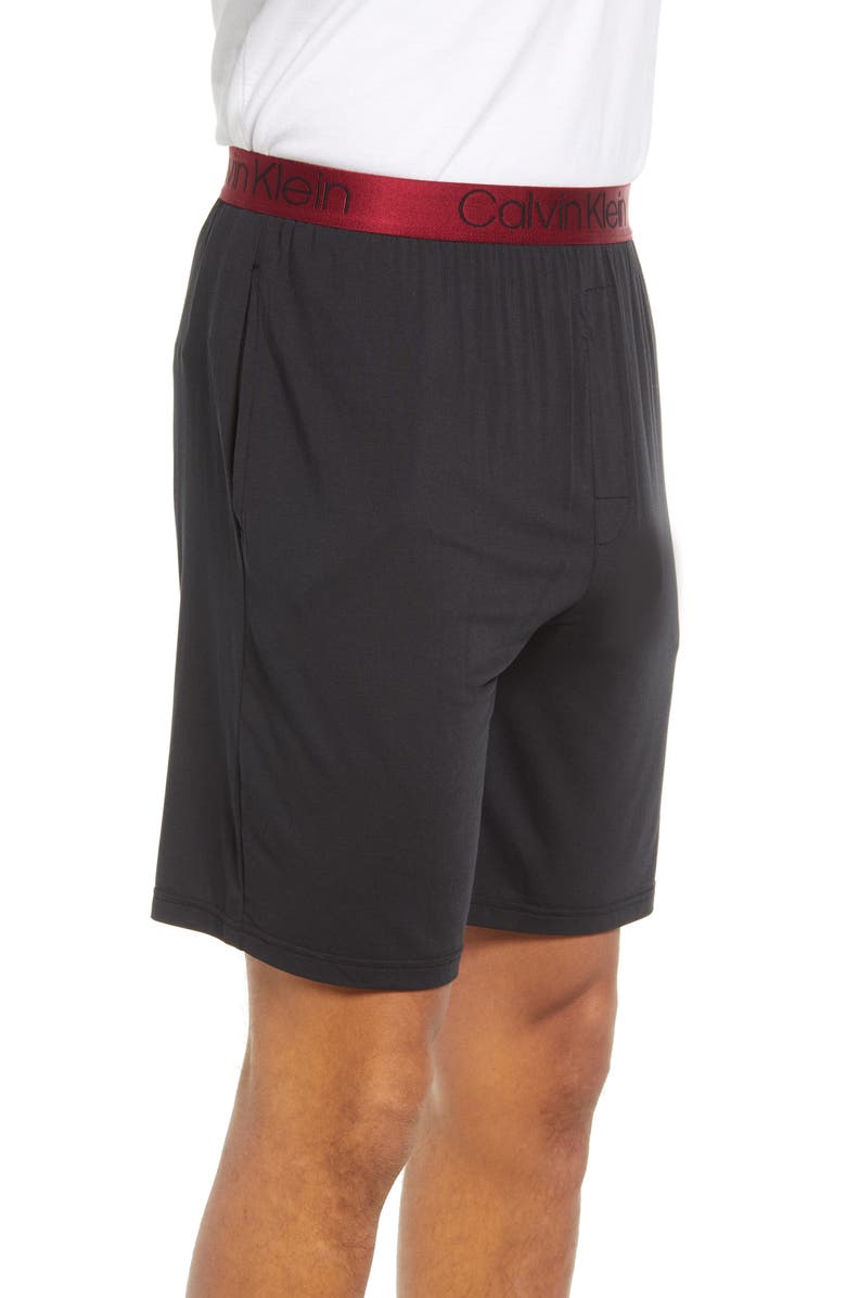 Calvin Klein Stretch Modal Sleep Shorts, Alternate, color,
