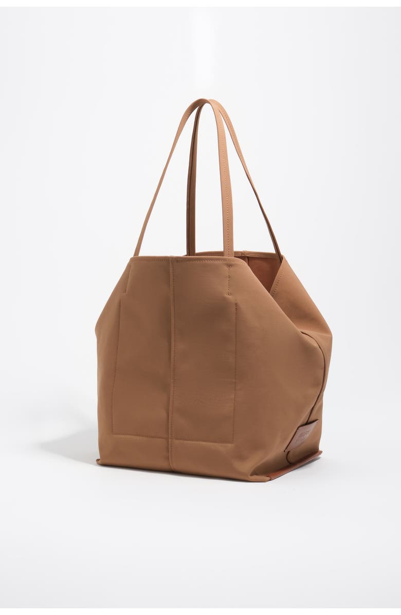 Bimba y Lola Large Gabardine Shopper Bag, Alternate, color, Cinnamon