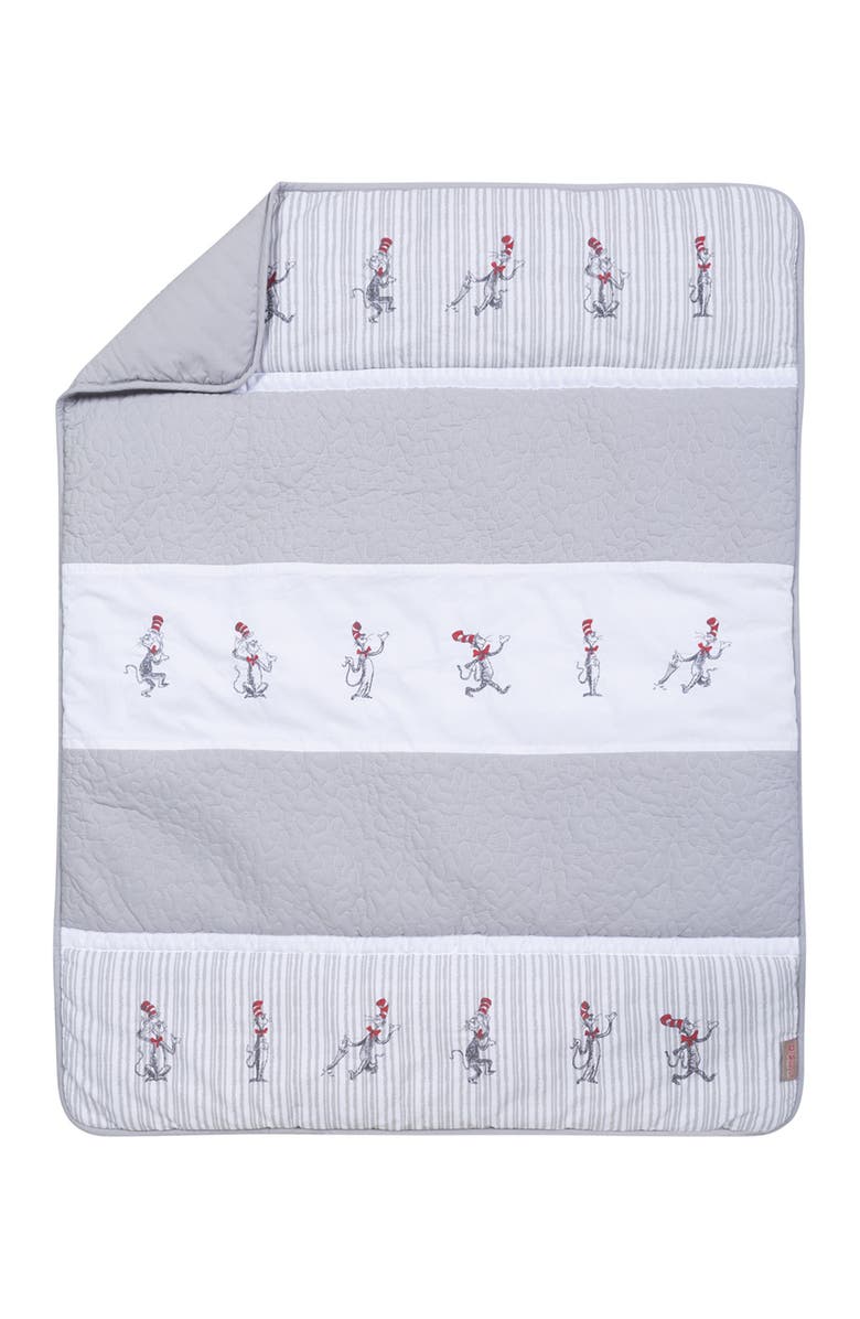 TREND LAB Dr. Sues Cat In The Hat Crib Bedding Set - 4-Piece Set, Alternate, color,