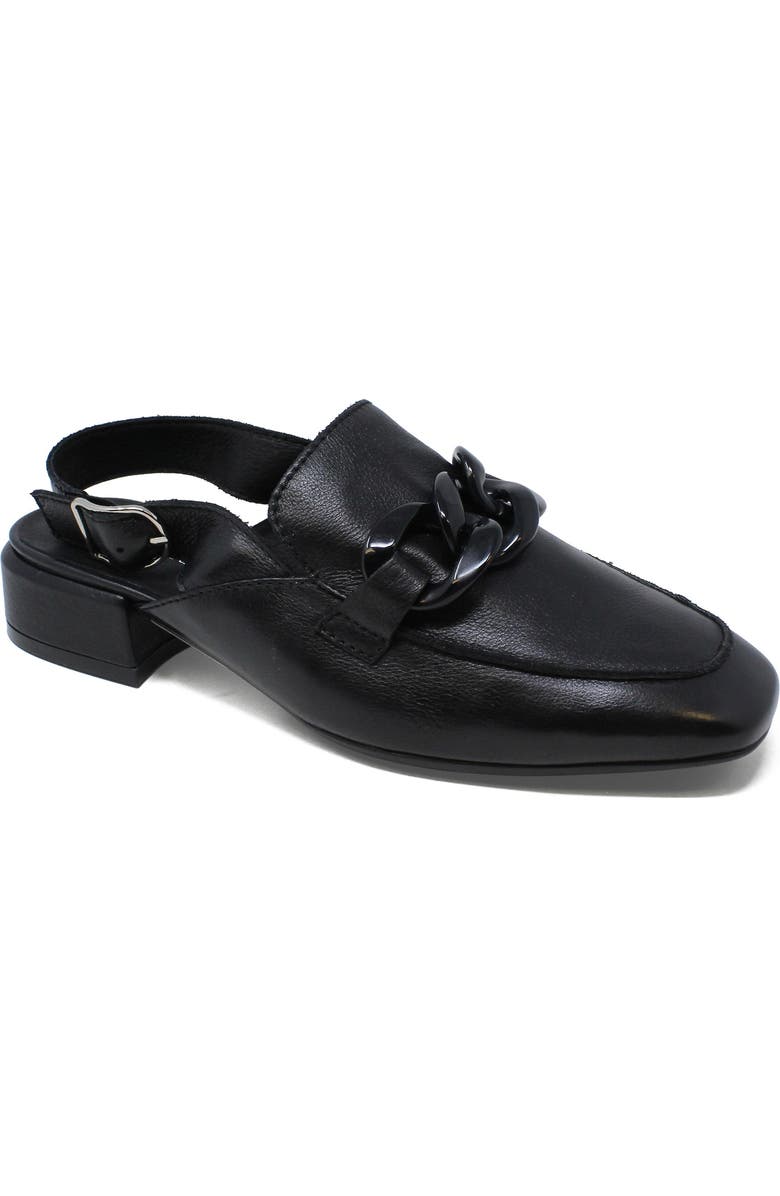 DJANGO AND JULIETTE Vaborys Slingback, Main, color, Black Leather
