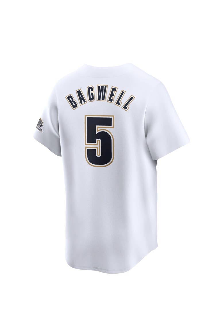 Men's Nike Jeff Bagwell White Houston Astros Throwback Cooperstown Collection Limited Jersey, Alternate, color, White