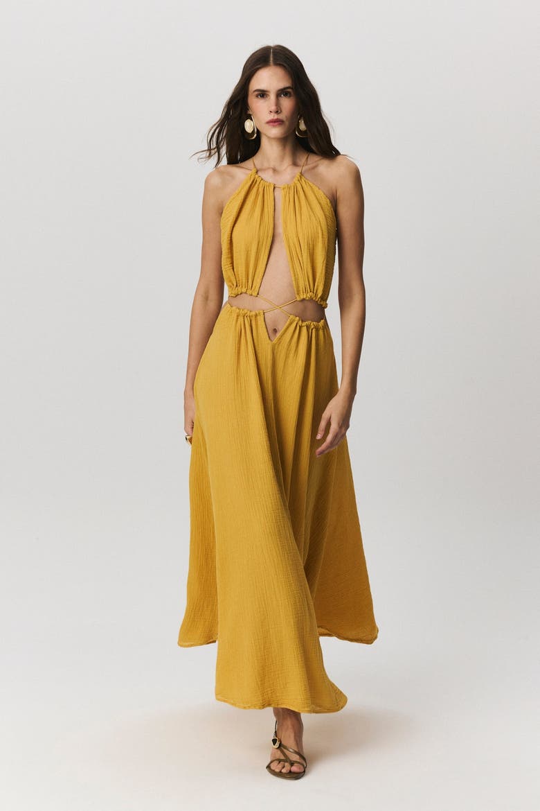 Brisa Dress, Alternate, color, Yellow