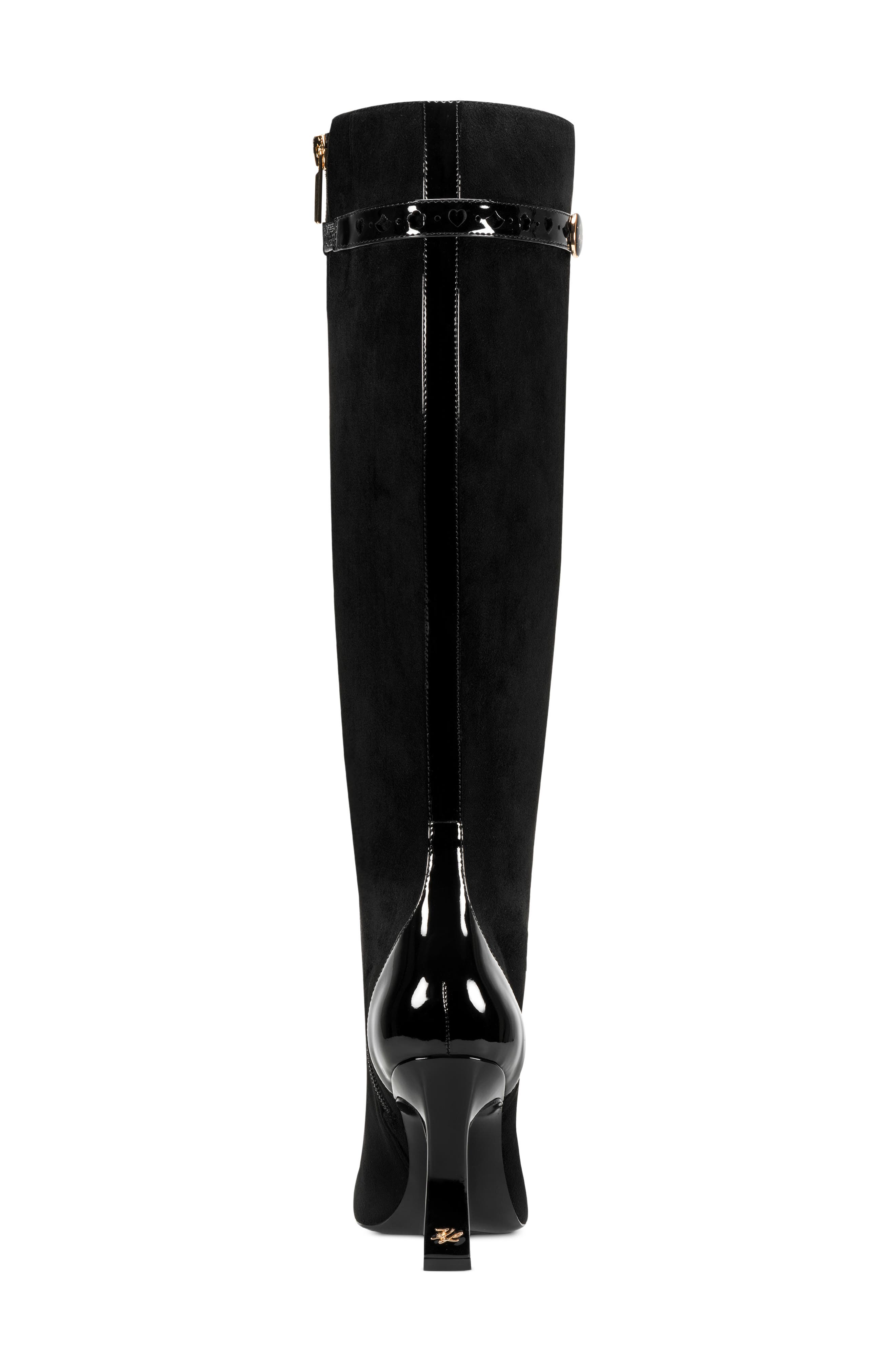 Shanelle Tall Boot, Alternate, color, BLACK