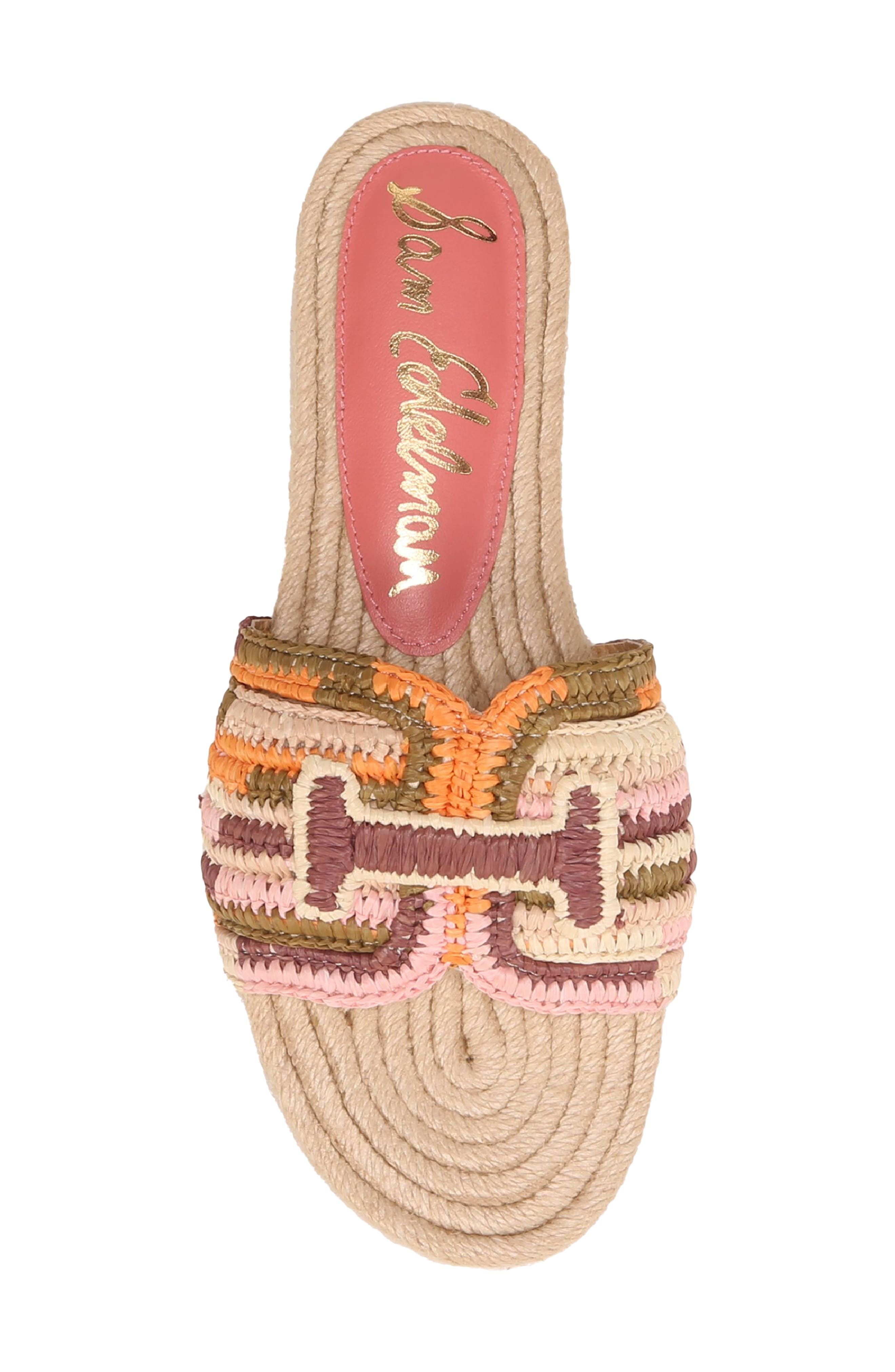 Miya Slide Sandal, Alternate, color, INDIE PINK MULTI