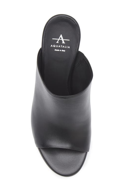Aquatalia Carmina Mule Sandal In Black