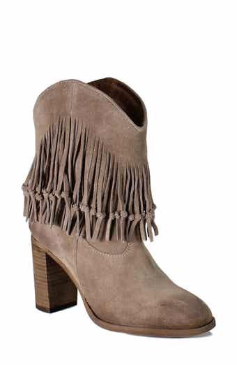 True Sky Fringe Bootie