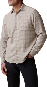 Faherty Palmetto Plaid Button-Up Shirt