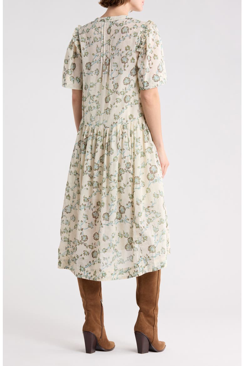 Bella Mae Midi Dress, Alternate, color, WHITE