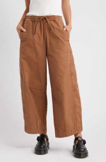 Damson Madder Felix Drawstring Ankle Wide Leg Pants