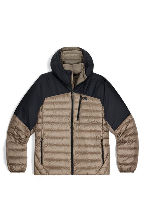 Outdoor Research Helium Water Resistant Hooded 800 Fill Down Jacket In Multi