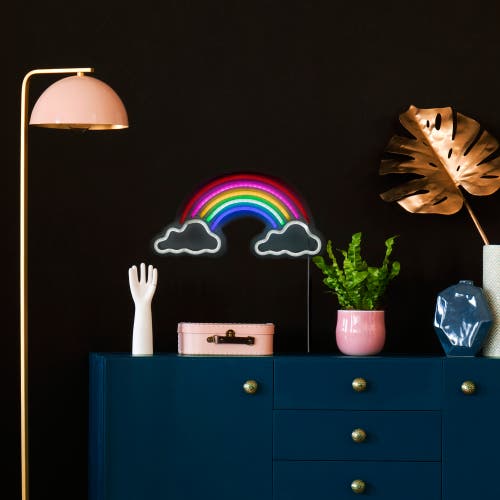 Northlight Led Rainbow And Clouds Neon Lighted Wall Art