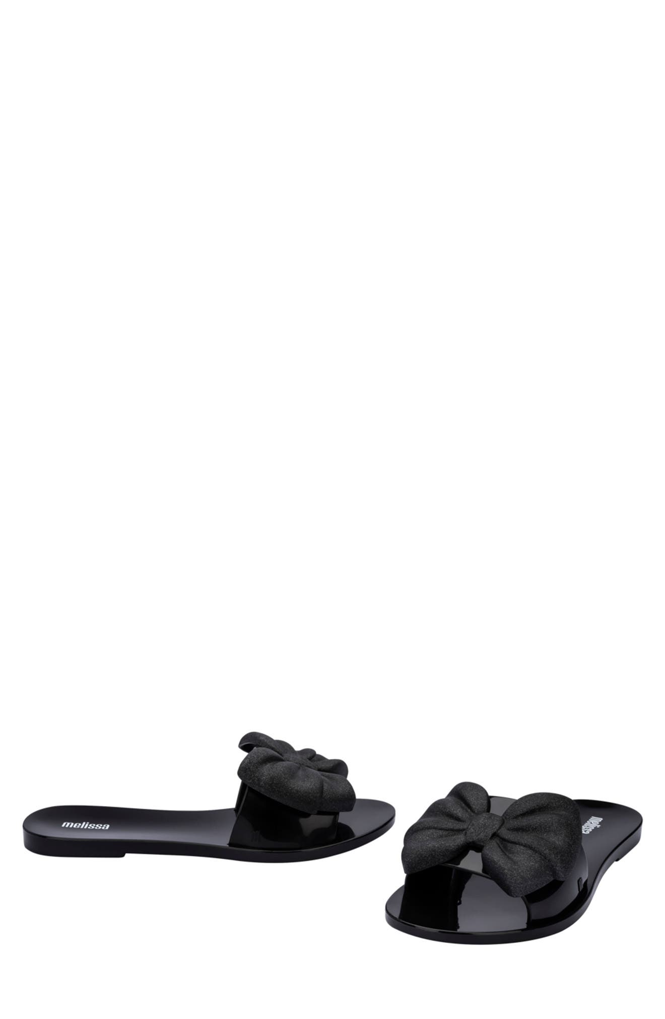 Melissa Babe II Bow Slide Sandal, Alternate, color, 