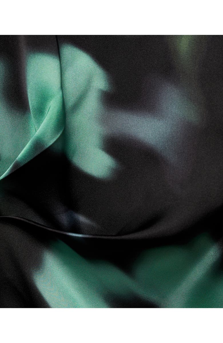 MANGO Print Long Sleeve Minidress, Alternate, color,