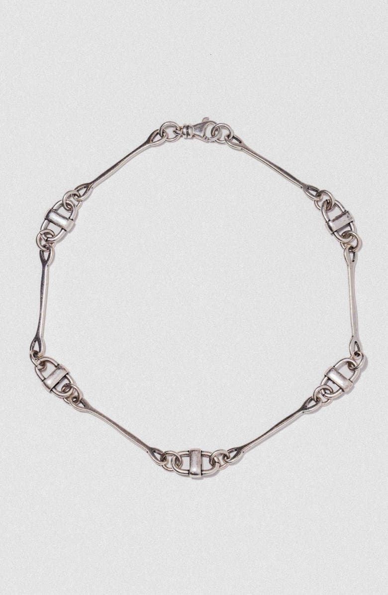 Child of Wild Billy Chain Choker, Alternate, color, Silver