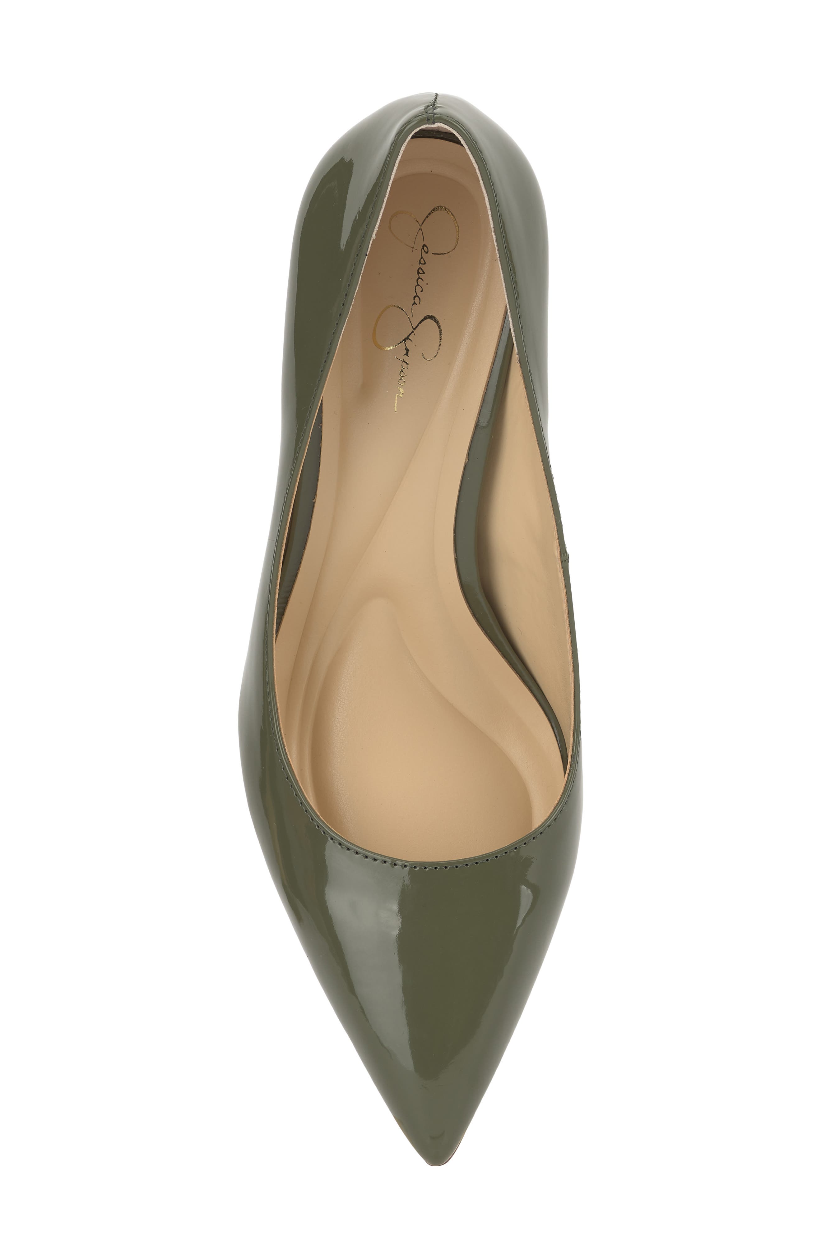 Voemi Pointed Toe Pump, Alternate, color, LIGHT MOSS GREEN