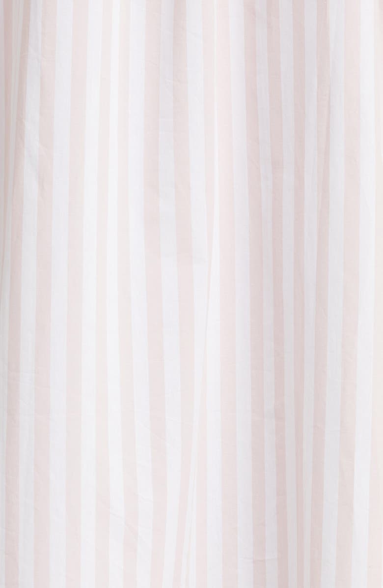 Papinelle Stripe Oversize Boxy Cotton Boxer Pajamas, Alternate, color, Papinelle Pink/White