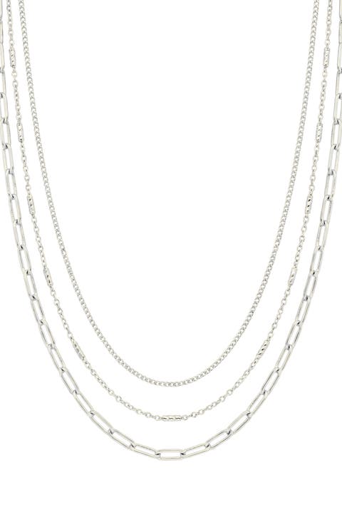 Triple Layer Chain Necklace