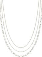 ARGENTO VIVO Triple Layer Chain Necklace