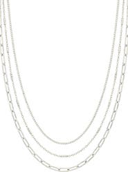 ARGENTO VIVO Triple Layer Chain Necklace