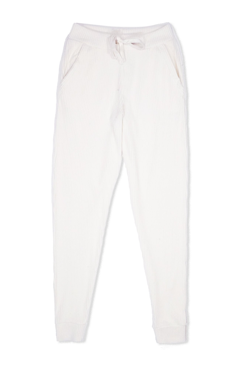 Everyday California Malibu Ribbed Jogger, Main, color, Off White