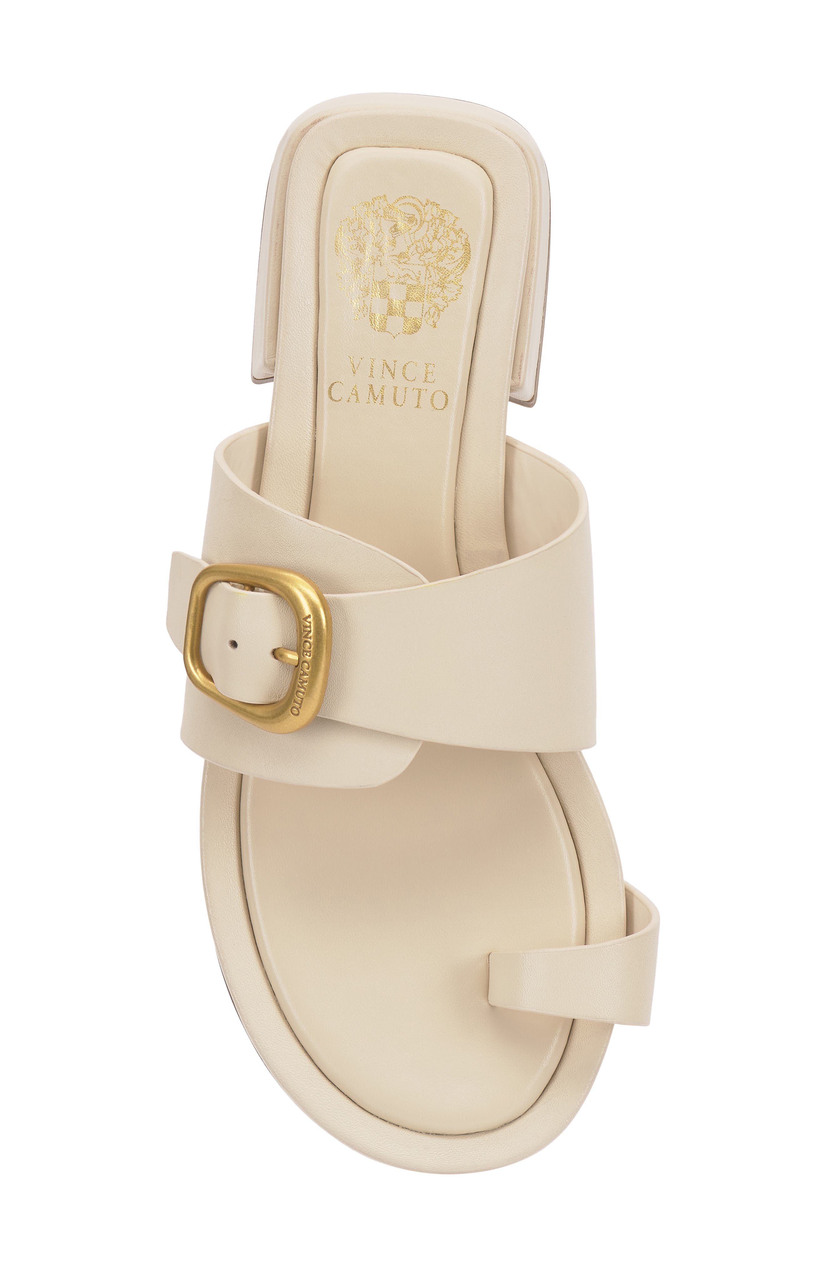 Vince Camuto Ranista Slide Sandal, Alternate, color, Panna Creme