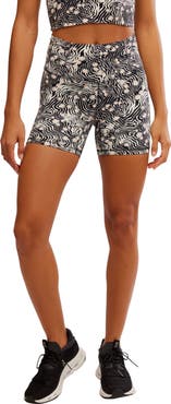 Free People FP Movement Printed Never Better Bike Shorts