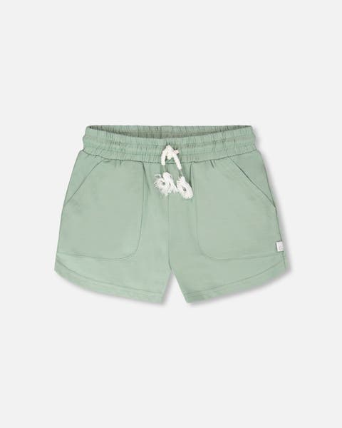 Organic Cotton Elastic Drawstring Jersey Shorts (Toddler, Little Kid & Big Kid)