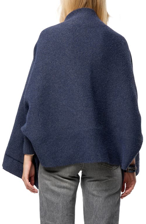 Saachi Shawl Collar Cardigan In Blue