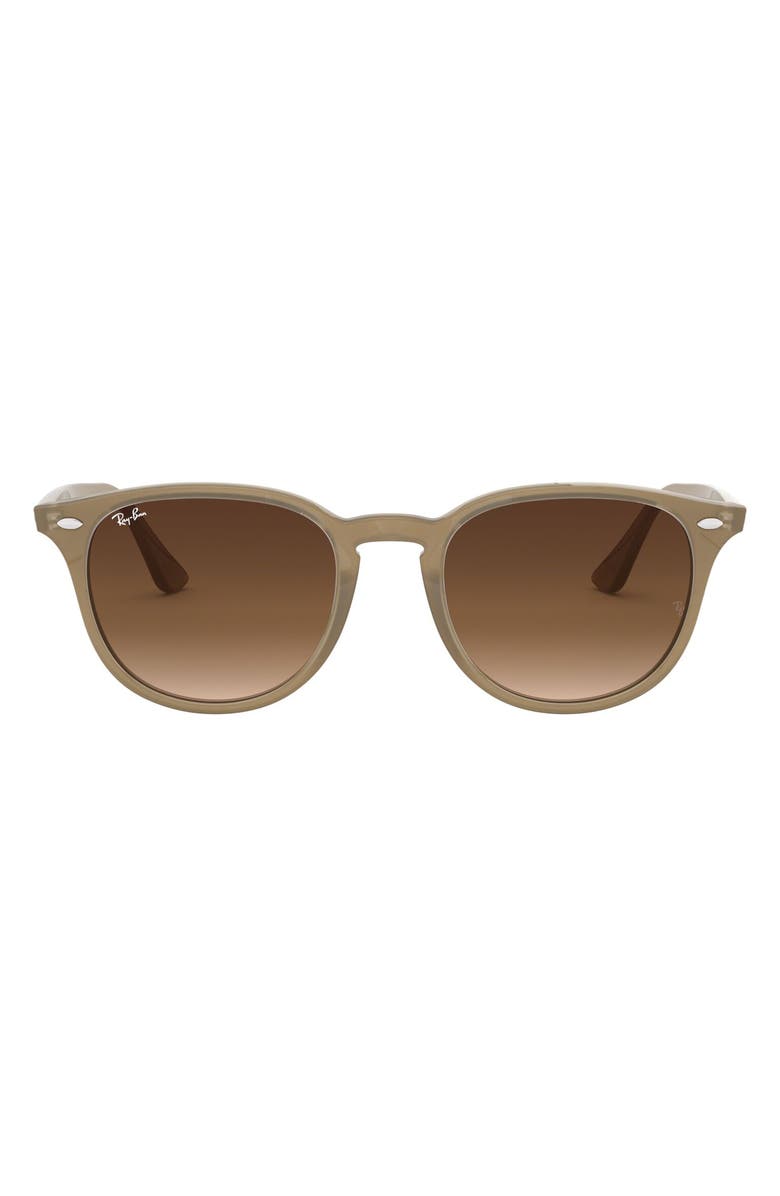 Ray-Ban 51mm Round Sunglasses, Main, color, Turtledove