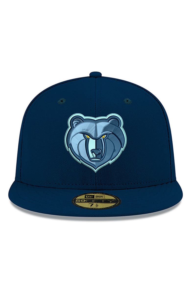 New Era Men's New Era Blue Memphis Grizzlies New Logo Official Team Color 59FIFTY Fitted Hat, Alternate, color, 