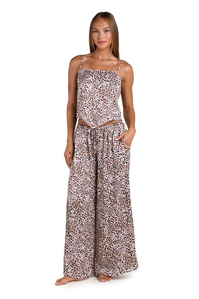 Paradise Heat Scarf Cover-Up Top, Alternate, color, MULTI