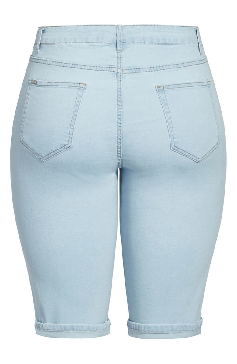 City Chic Turn Up Bermuda Shorts, Alternate, color, 