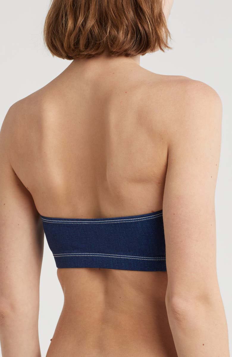 Good American Denim Better Bandeau Bikini Top, Alternate, color,