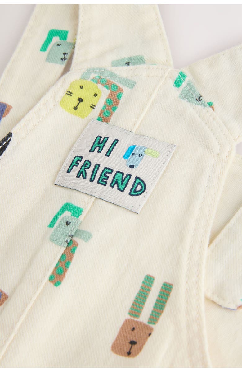 NEXT Character All Over Print Romper & Bodysuit, Alternate, color, Green