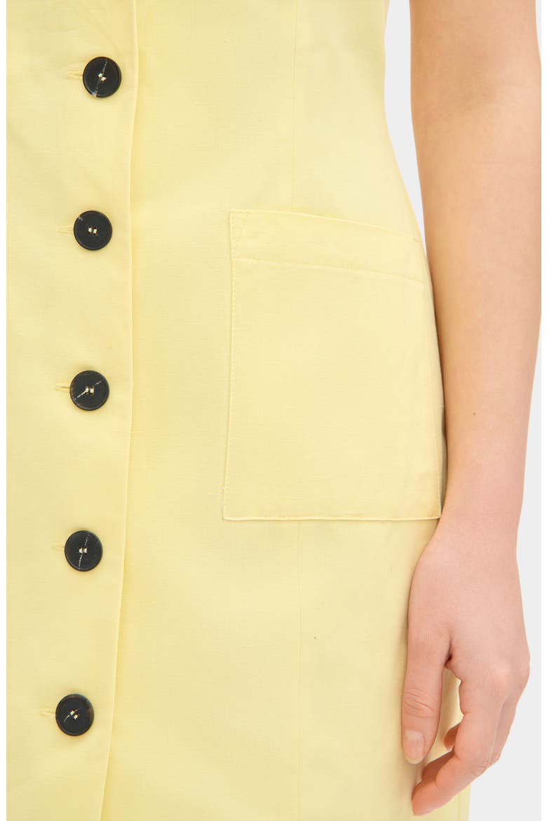 Leah Sleeveless Sheath, Alternate, color, BUTTER YELLOW