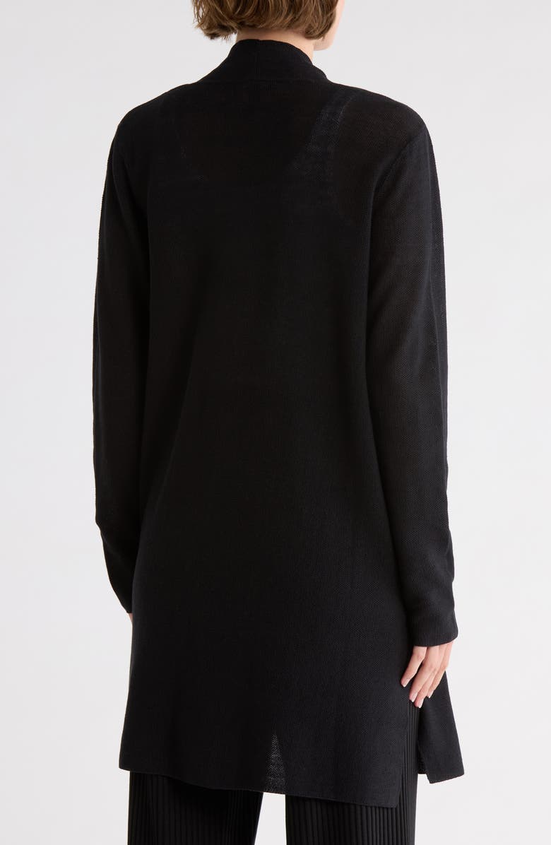 Eileen Fisher Organic Linen & Organic Cotton Long Cardigan, Alternate, color,