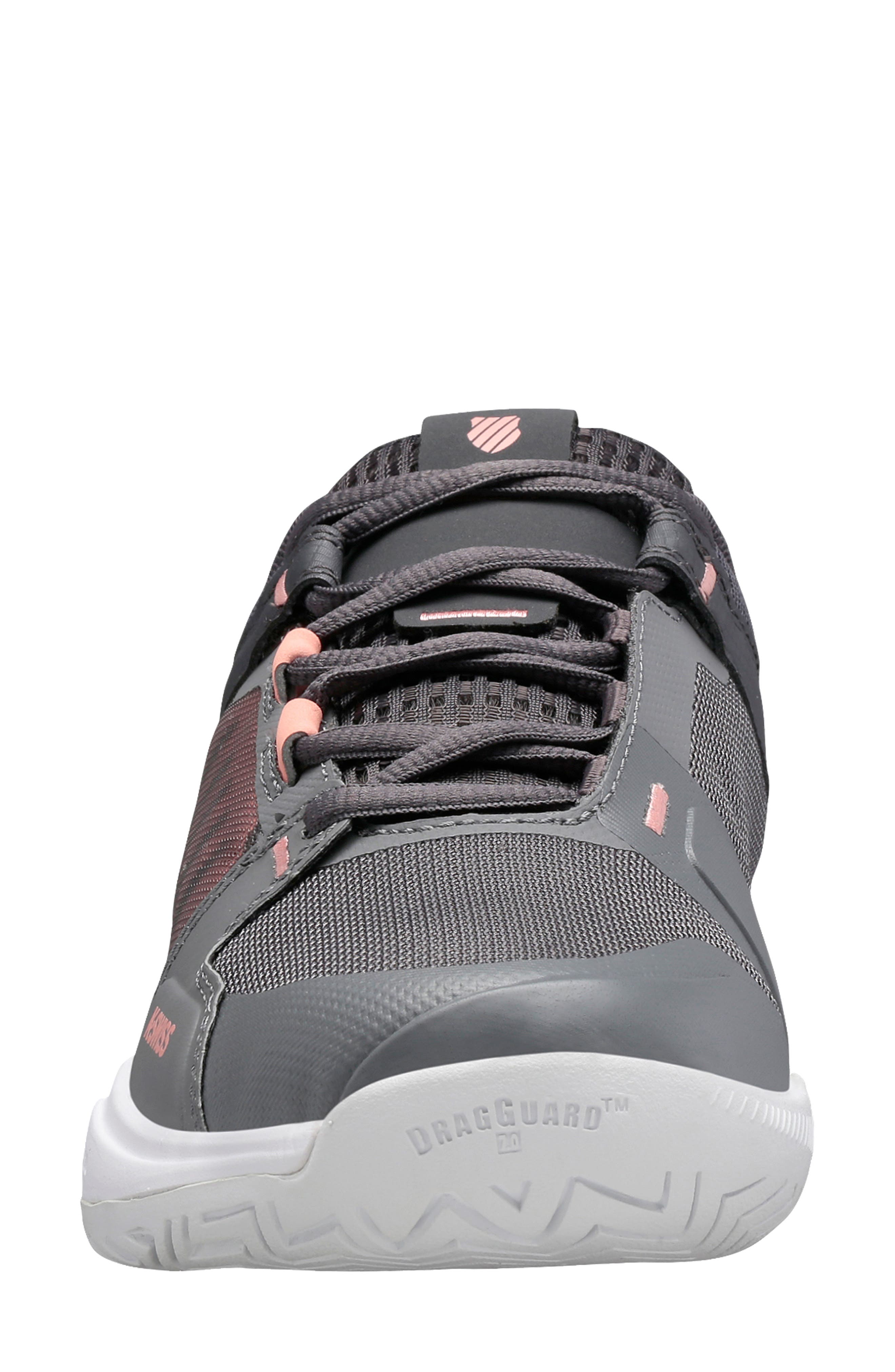 Ultrashot Team Tennis Shoe, Alternate, color, STEEL GRAY/ASPHALT/PEACH AMBER