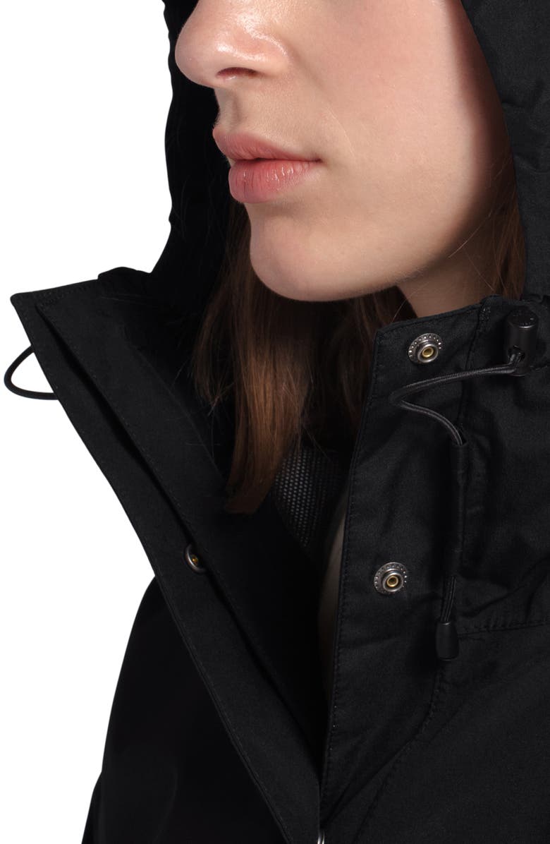 The North Face Woodmont Waterproof Hooded Rain Jacket, Alternate, color, 